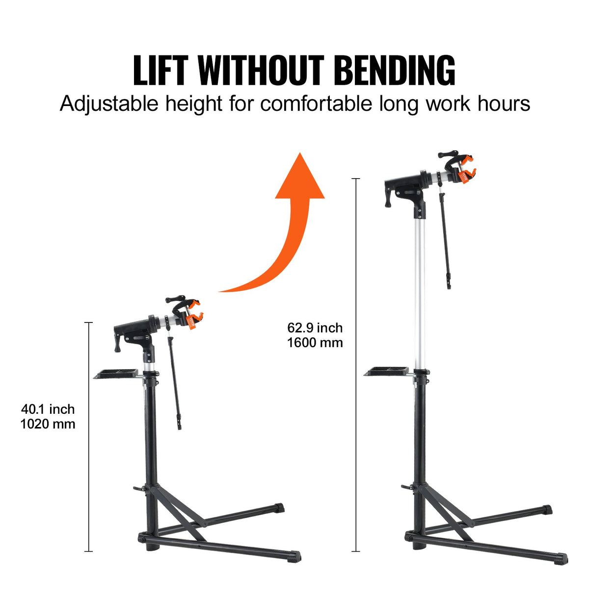 Bike Repair Stand, 66 lbs Heavy-duty Aluminum Bicycle Repair Stand, Adjustable Height Bike Maintenance V952-ZXCWXZJLZLDSEXSGUV0