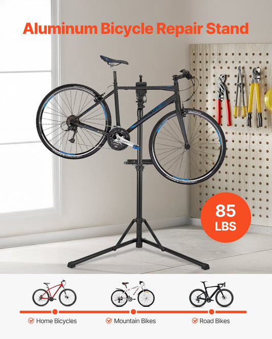 Bike Repair Stand, 38.56 kg Heavy-duty Bicycle Work Stand with 1035-1630 mm Adjustable Height & Magnetic Tool V952-ZXCWXZJLZLDSVUJRO001V0