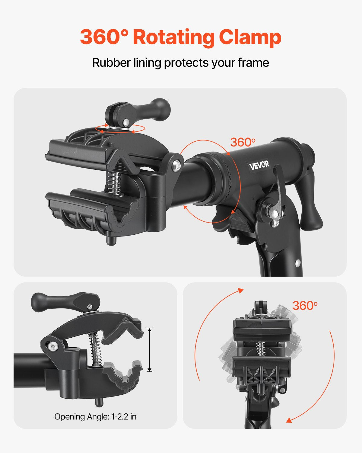 Bike Repair Stand, 38.56 kg Heavy-duty Bicycle Work Stand with 1035-1630 mm Adjustable Height & Magnetic Tool V952-ZXCWXZJLZLDSVUJRO001V0