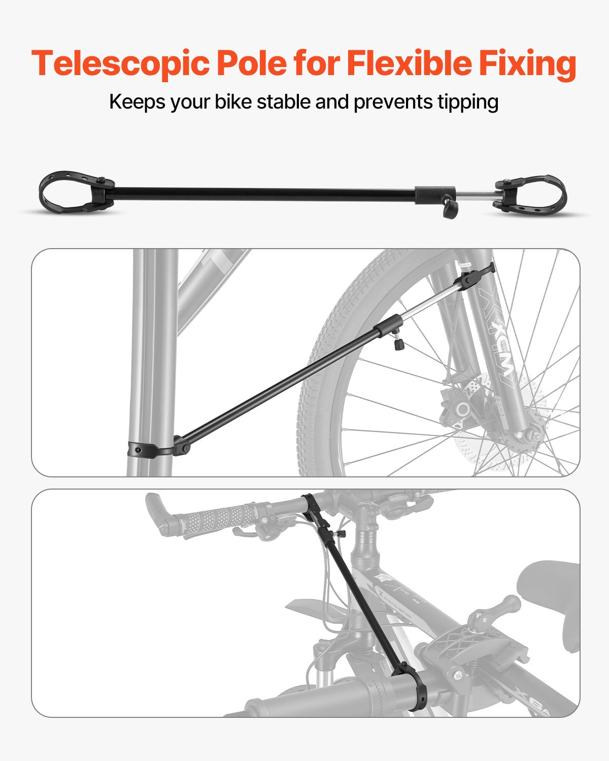 Bike Repair Stand, 38.56 kg Heavy-duty Bicycle Work Stand with 1035-1630 mm Adjustable Height & Magnetic Tool V952-ZXCWXZJLZLDSVUJRO001V0