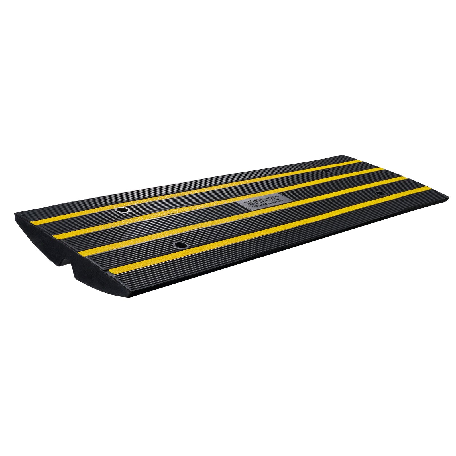 Curb Ramp, 6.5 cm Rise Rubber Driveway Ramps, Heavy Duty 15 tons Weight Capacity Threshold Ramp, Curbside V952-ZXDBLYPDGB148U6S1V0