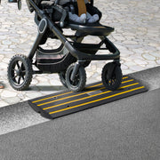 Curb Ramp, 6.5 cm Rise Rubber Driveway Ramps, Heavy Duty 15 tons Weight Capacity Threshold Ramp, Curbside V952-ZXDBLYPDGB148U6S1V0