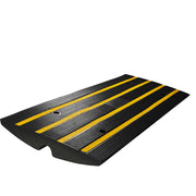 Curb Ramp, 6.5 cm Rise Rubber Driveway Ramps, Heavy Duty 15 tons Weight Capacity Threshold Ramp, Curbside V952-ZXDBLYPDGB148U6S1V0