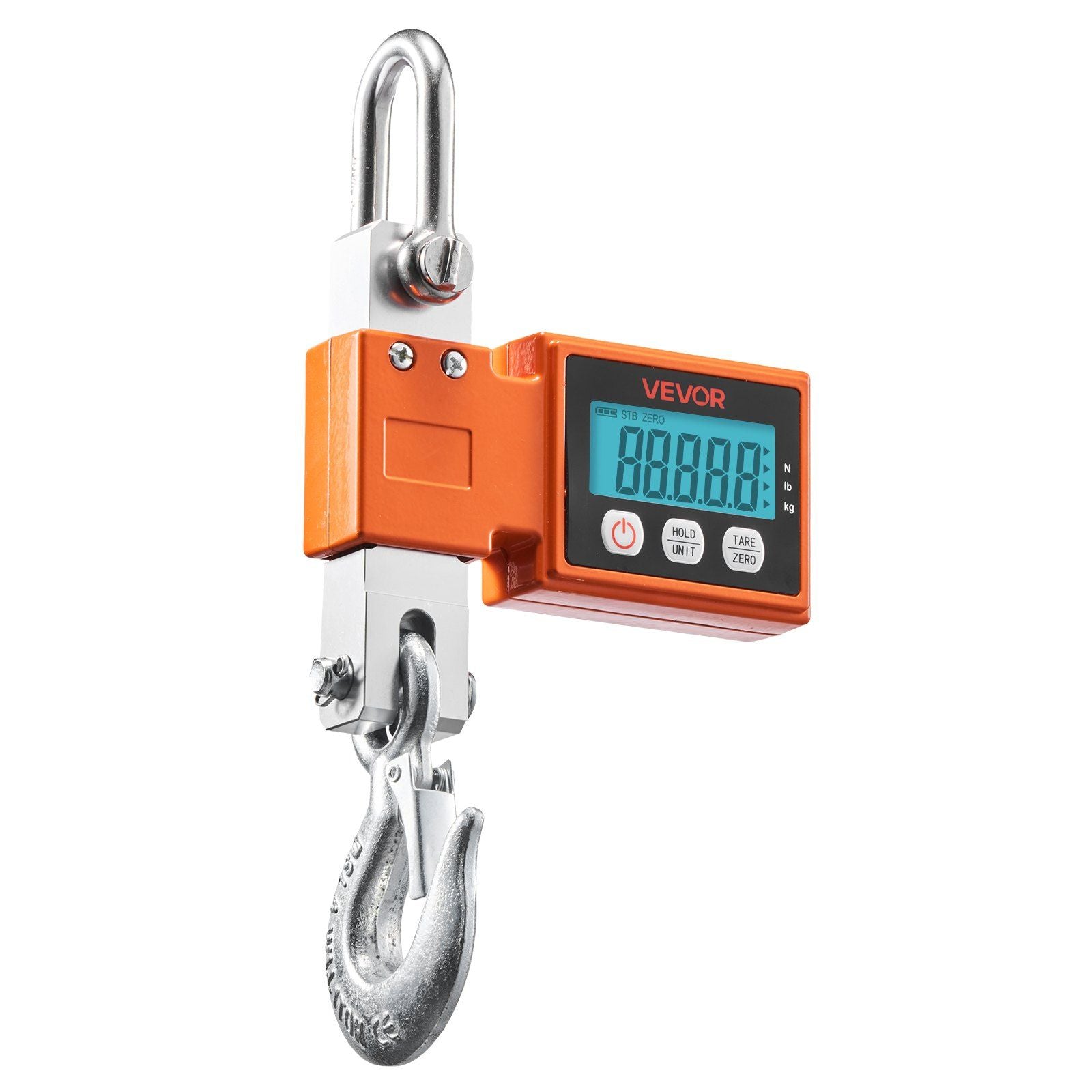 Digital Crane Scale, 1100 lbs/500 kg Max Capacity, Heavy Duty Industrial Hanging Scale with Cast Aluminum V952-ZXDCDZK100GY2HJJS001V9