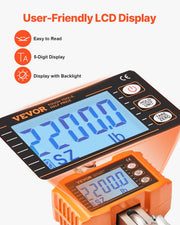 Digital Crane Scale, 2200 lbs/1000 kg, Industrial Heavy Duty Hanging Scale with Remote Control, Cast Aluminum V952-ZXDCZX200GYZ1AI1NV9