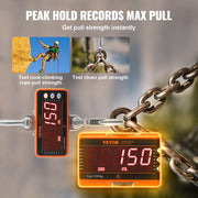 Digital Crane Scale, 2200 lbs/1000 kg, Industrial Heavy Duty Hanging Scale with Remote Control, Cast Aluminum V952-ZXDCZX200GYZ5IWZ1V9