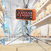 Digital Crane Scale, 2200 lbs/1000 kg, Industrial Heavy Duty Hanging Scale with Remote Control, Cast Aluminum V952-ZXDCZX200GYZ5IWZ1V9