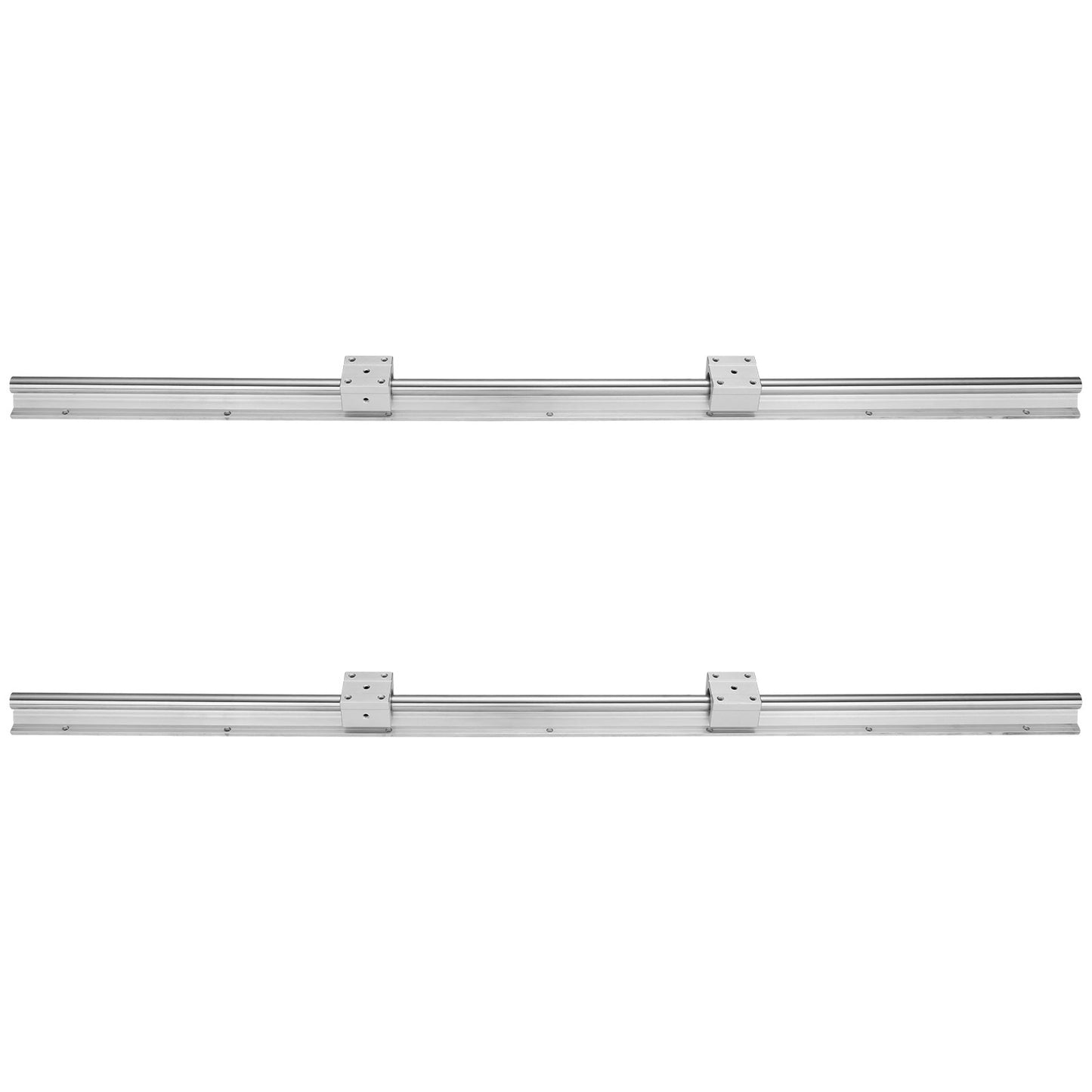 Linear Guide Rail Set, SBR12 1000mm, 2 PCS 39.4 in/1000 mm SBR12 Guide Rails and 4 PCS SBR12UU Slide Blocks, V952-ZXDGSBR12MM10S0WTV0