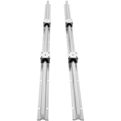 Linear Guide Rail Set, SBR16 1000mm, 2 PCS 39.4 in/1000 mm SBR16 Guide Rails and 4 PCS SBR16UU Slide Blocks, V952-ZXDGSBR16MM10H508V0