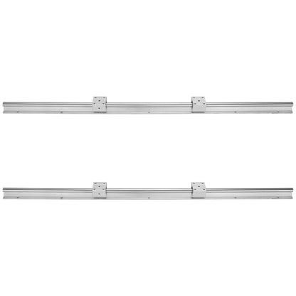 Linear Guide Rail Set, SBR16 1000mm, 2 PCS 39.4 in/1000 mm SBR16 Guide Rails and 4 PCS SBR16UU Slide Blocks, V952-ZXDGSBR16MM10H508V0
