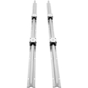 Linear Guide Rail Set, SBR20 1000mm, 2 PCS 39.4 in/1000 mm SBR20 Guide Rails and 4 PCS SBR20UU Slide Blocks, V952-ZXDGSBR20MM10PL6FV0