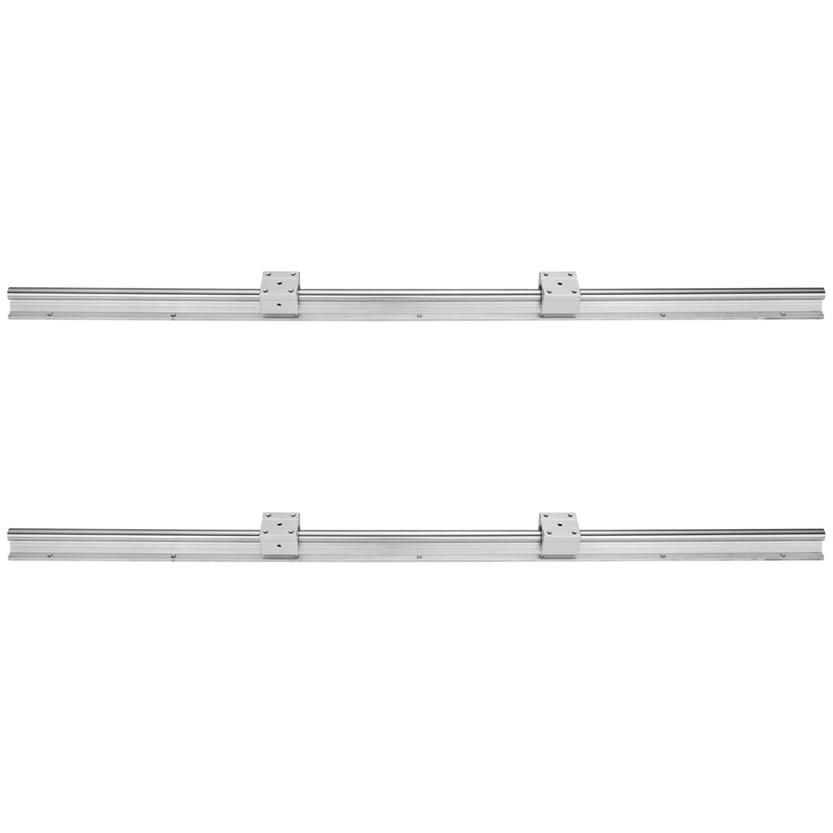 Linear Guide Rail Set, SBR20 1000mm, 2 PCS 39.4 in/1000 mm SBR20 Guide Rails and 4 PCS SBR20UU Slide Blocks, V952-ZXDGSBR20MM10PL6FV0