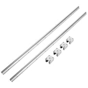 Linear Guide Rail Set, SBR20 1500mm, 2 PCS 59 in/1500 mm SBR20 Guide Rails and 4 PCS SBR20UU Slide Blocks, V952-ZXDGSBR20MM15WNLNV0