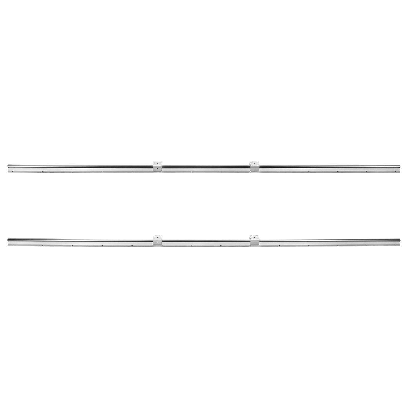 Linear Guide Rail Set, SBR20 2200mm, 2 PCS 86.6 in/2200 mm SBR20 Guide Rails and 4 PCS SBR20UU Slide Blocks, V952-ZXDGSBR20MM22VVOXV0