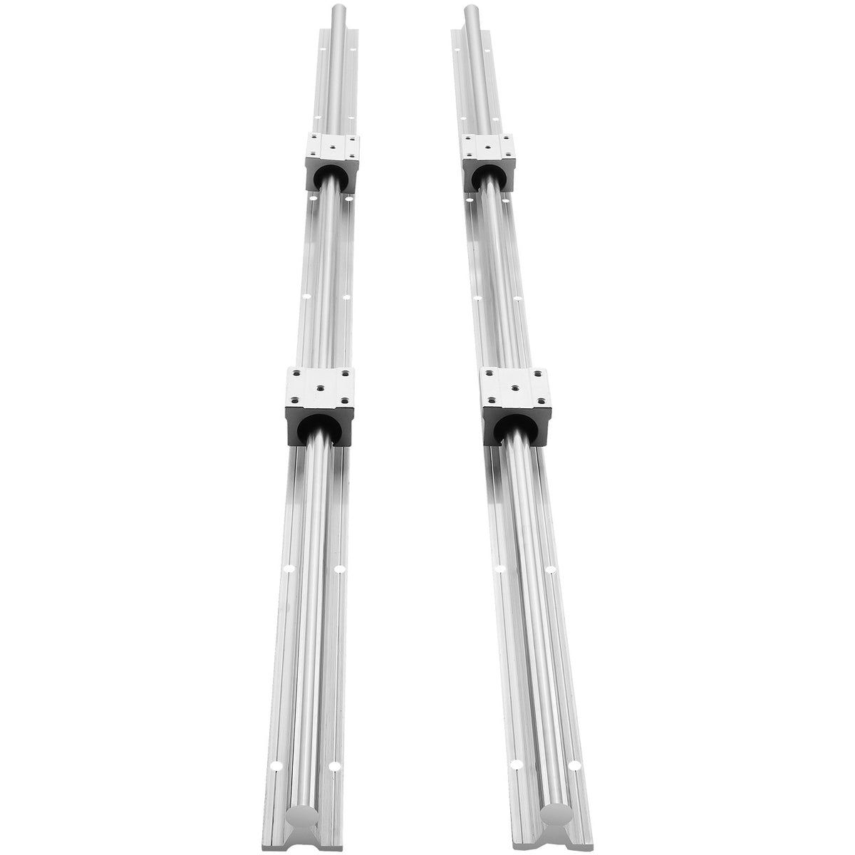 Linear Guide Rail Set, SBR20 800mm, 2 PCS 31.5 in/800 mm SBR20 Guide Rails and 4 PCS SBR20UU Slide Blocks, V952-ZXDGSBR2800MMZ0CIV0