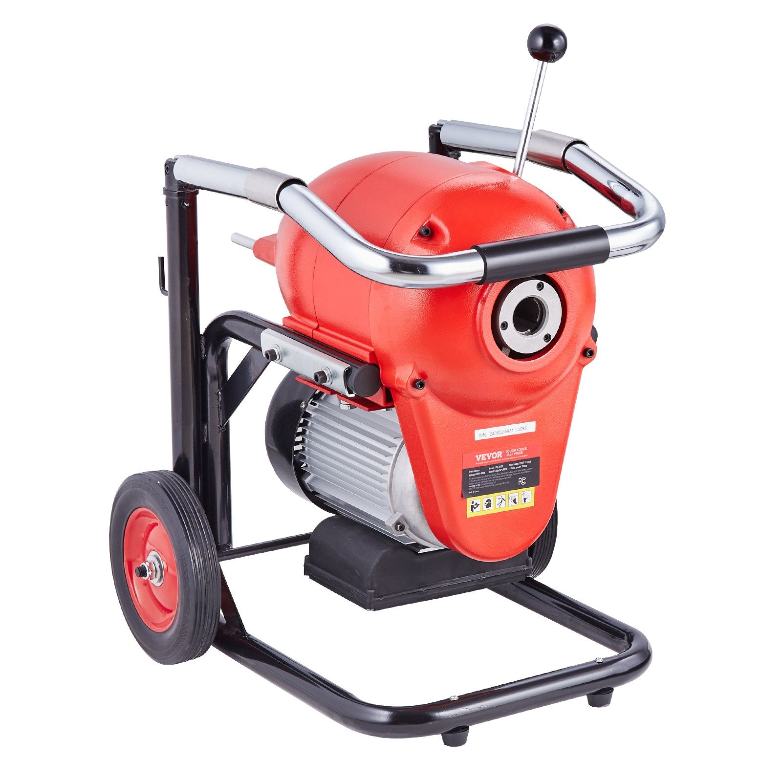 Drain Cleaner Machine 120FT x 6/5" 1100W Sectional Snake Auger Manual Feed V952-ZXFDSGDSTJ11UUQWMV3