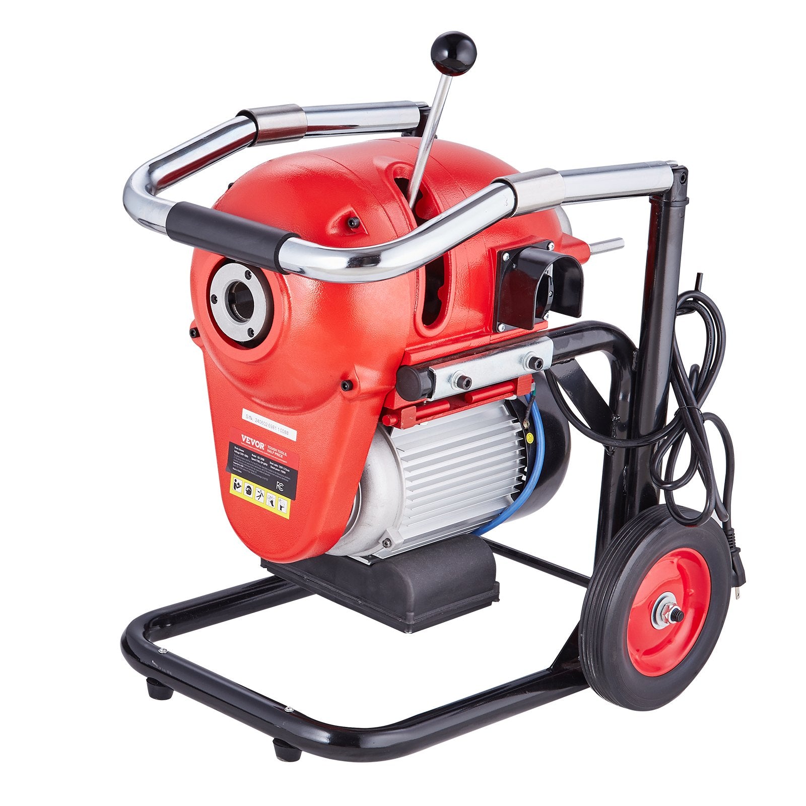 Drain Cleaner Machine 120FT x 6/5" 1100W Sectional Snake Auger Manual Feed V952-ZXFDSGDSTJ11UUQWMV3
