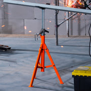 Pipe Stand, 2500LBS Heavy Duty Pipe Jack Stands, 27.2"-52" Height Adjustable V Head Pipe Stand, 45# Steel V952-ZXGDZCZJ2852R9DRBV0