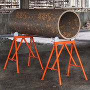 Pipe Stand with Roller Head 2500 LBS Load for 2-36 inches Pipes 45# Steel V952-ZXGDZCZJ35YCQ3B2SV0
