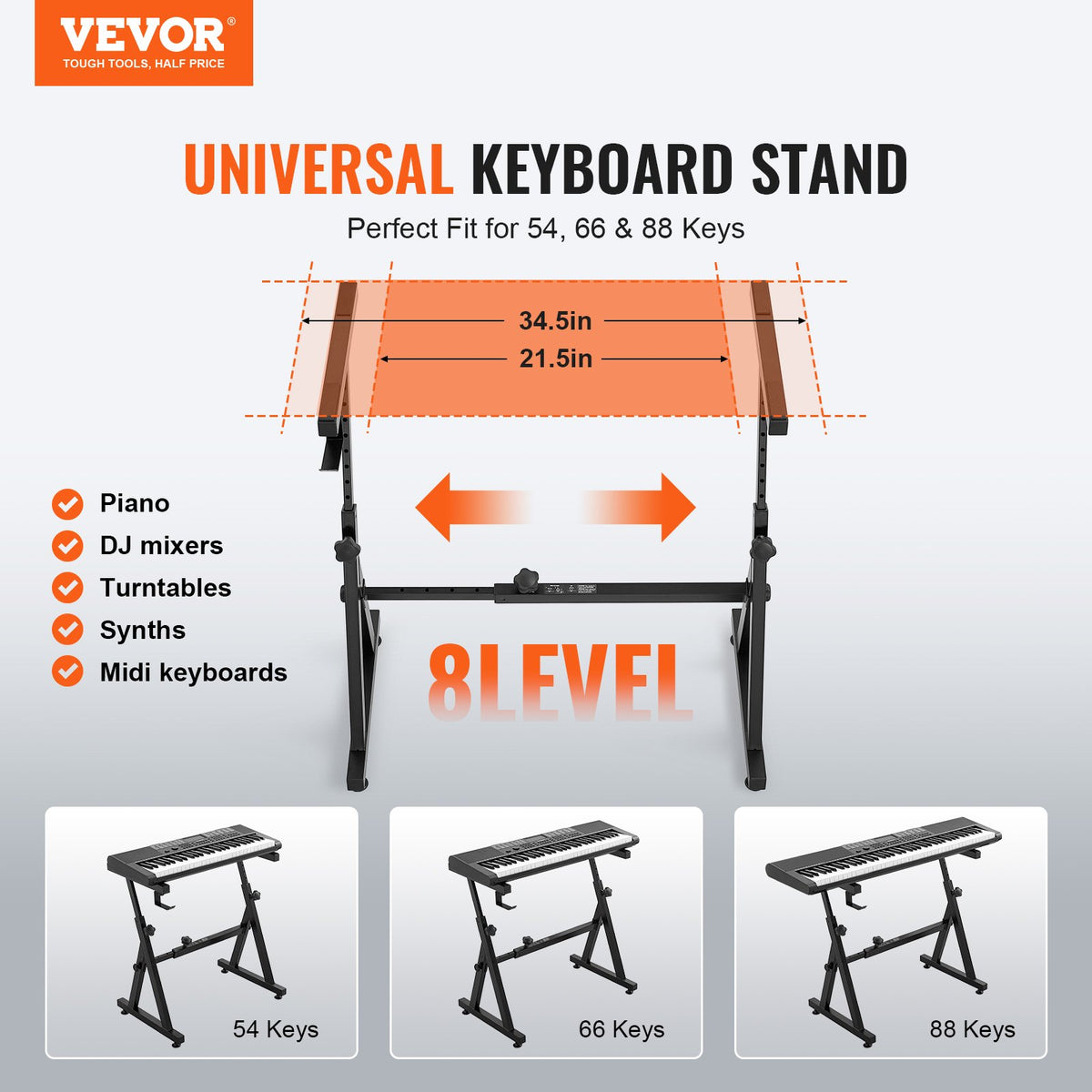 Piano Keyboard Stand and Bench Set, Z Style, Heavy-Duty Digital Piano Music Stand and Seat, 250 lbs Capacity V952-ZXGQJPZJDZZX1ZKY7V0