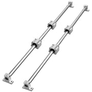 Linear Guide Rail Set, SFC20 1200mm, 2 PCS 47.2 in/1200 mm SFC20 Guide Rails 4 PCS SC20 Slide Blocks 4 PCS V952-ZXH20MM1200MM30G9V0