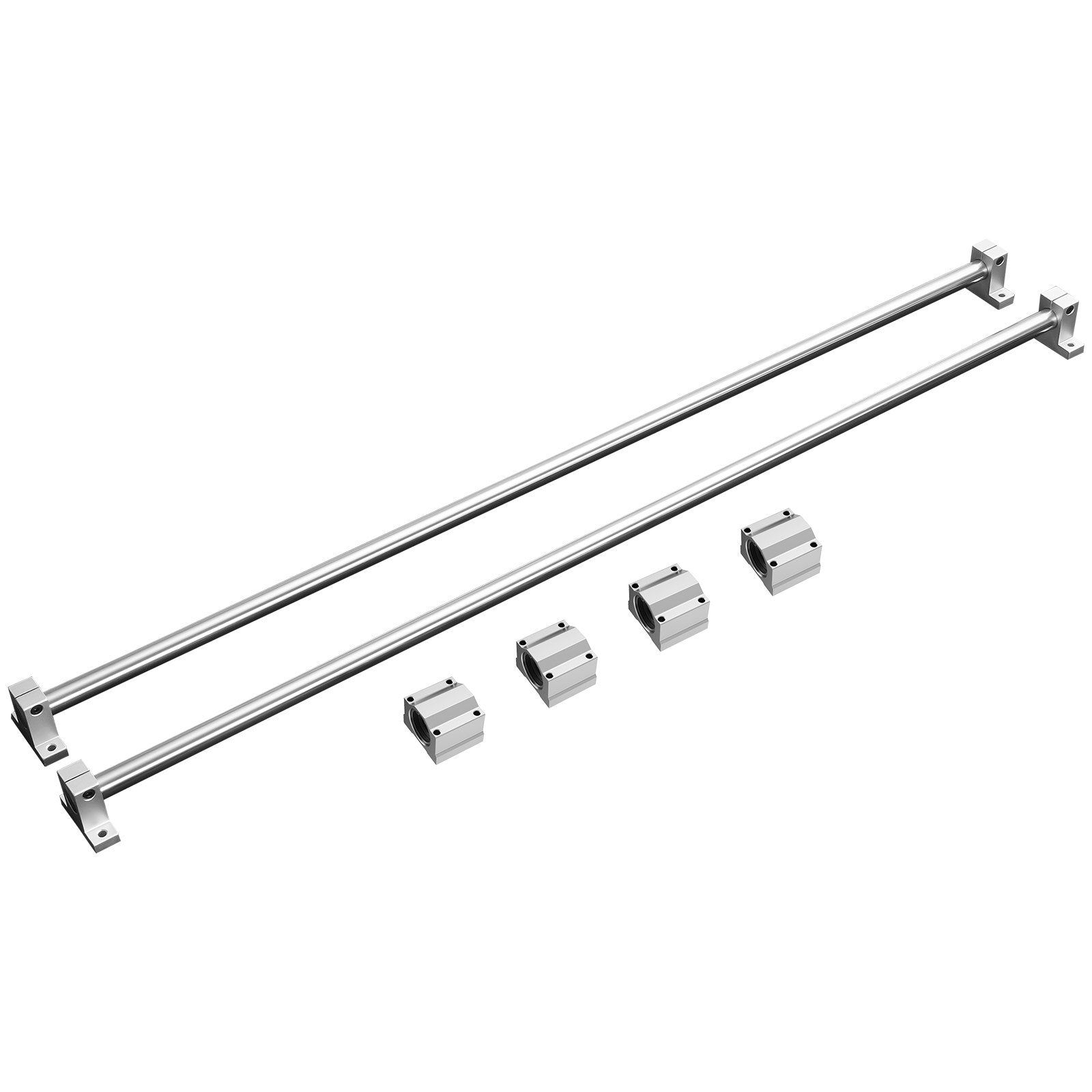 Linear Guide Rail Set, SFC20 1200mm, 2 PCS 47.2 in/1200 mm SFC20 Guide Rails 4 PCS SC20 Slide Blocks 4 PCS V952-ZXH20MM1200MM30G9V0
