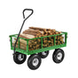 680 Lbs Steel Garden Cart on Wheels, Heavy Duty Garden Wagon Cart Pullable, Metal Outdoor Utility Yard Wagon V952-ZXHYTCHH680LDM4Y8V0