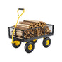 900 Lbs Heavy Duty Steel Garden Cart, Garden Wagon Cart on Wheels, Outdoor Metal Yard Utility Wagon Carts V952-ZXHYTCHH900L1UA7KV0