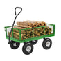 900 Lbs Steel Garden Cart on Wheels, Heavy Duty Pullable Garden Wagon Yard Cart, Outdoor Metal Utility Wagon V952-ZXHYTCLS900BG0TN3V0