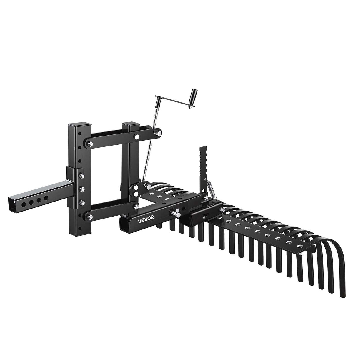 106.7cm Tow Behind Landscape Rake, 3-Point Lawn Rock Rake with Blade & Lift Lever, Fit Category 1 ATVs UTVs V952-ZXSCJ42INCHYATJQA001V0