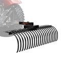 Tow Behind Landscape Rake, 1.5m Tow Dethatcher with 21 Steel Coil Tines, Lawn Dethatcher Rake Attaches to V952-ZXSCJ60BDSDLG2B3EV0