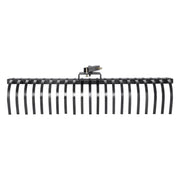 Tow Behind Landscape Rake, 1.5m Tow Dethatcher with 21 Steel Coil Tines, Lawn Dethatcher Rake Attaches to V952-ZXSCJ60BDSDLG2B3EV0