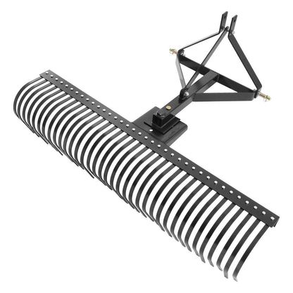 Tow Behind Dethatcher, 1.8m Tow Dethatcher with 36 Steel Tines, 3-Point Lawn Dethatcher Rake with Attachments V952-ZXSCJ72DSDLJ73TTAV0