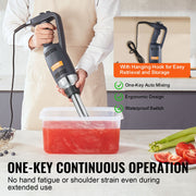Commercial Immersion Blender 350W Heavy Duty Hand Mixer for Soup Sauces V952-ZXSCJBQ350WBTBCTVV3