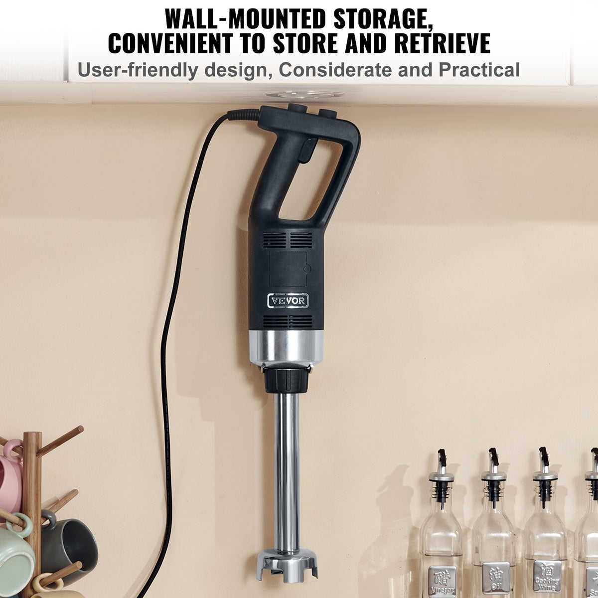 Commercial Immersion Blender, 500 Watt Heavy Duty Hand Mixer, Variable Speed Kitchen Stick Mixer with 304 V952-ZXSCJBQYCBSDJF3WGV3
