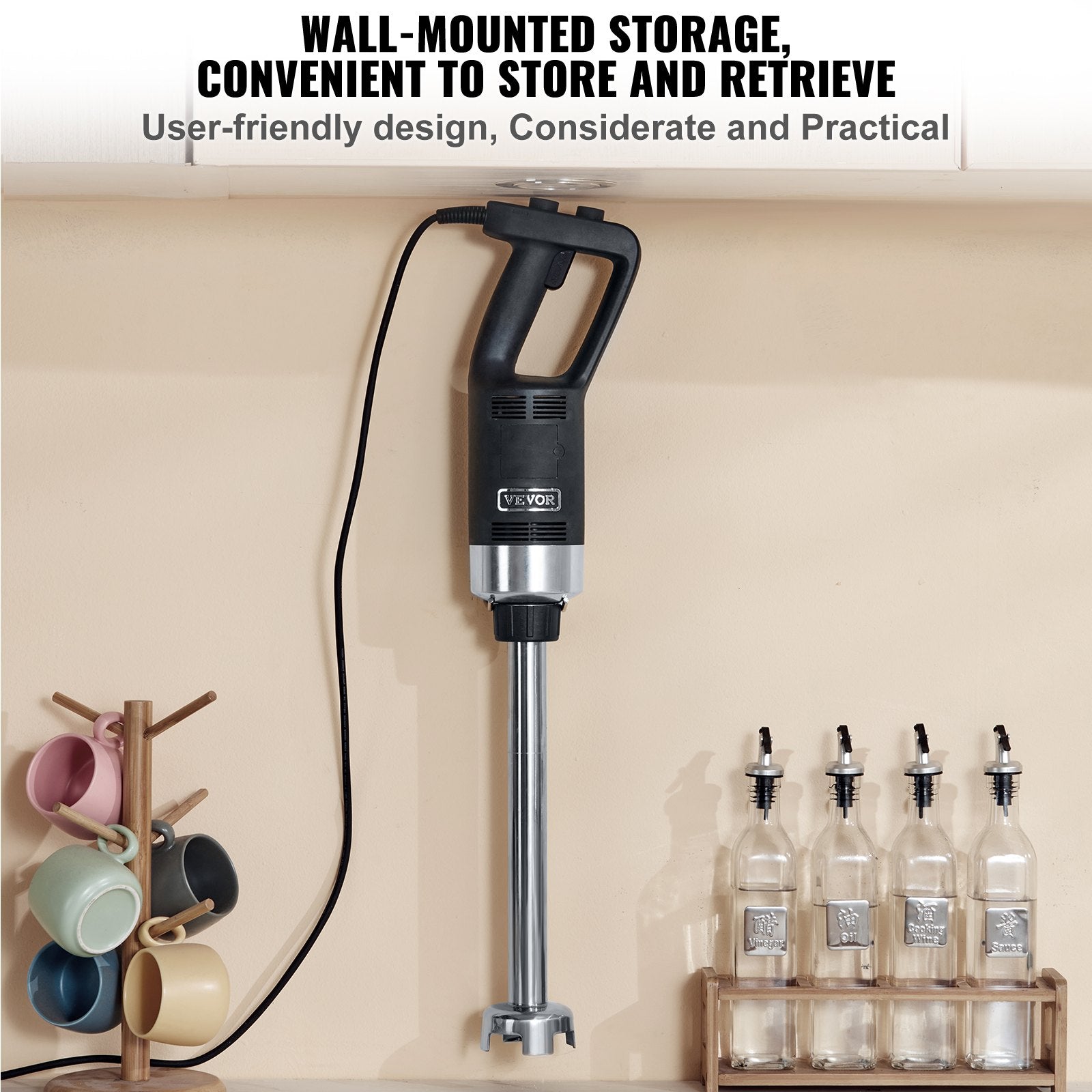 Commercial Immersion Blender Heavy Duty Hand Mixer 750W Variable Speed V952-ZXSCJBQYCBSDJM9WCV3