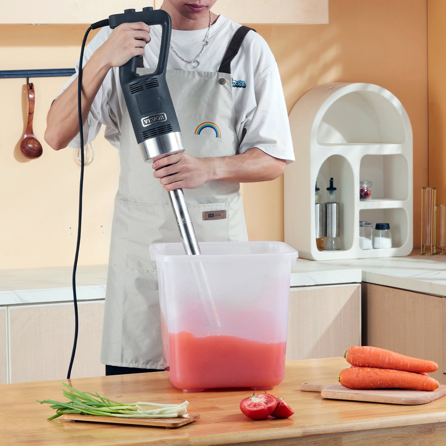 Commercial Immersion Blender Heavy Duty Hand Mixer 750W Variable Speed V952-ZXSCJBQYCBSDJM9WCV3