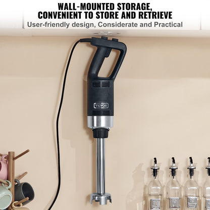 Commercial Immersion Blender, 750W 12" Heavy Duty Hand Mixer, Variable Speed Kitchen Stick Mixer with 304 V952-ZXSCJBQYCBSDJVG6KV3