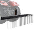 Tow Behind Landscape Rake, 1.8m Tow Dethatcher with 32 Steel Tines, Lawn Dethatcher Rake Attaches to Category V952-ZXSCJDHC72BDGLRVMV0