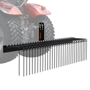 Tow Behind Landscape Rake, 1.8m Tow Dethatcher with 32 Steel Tines, Lawn Dethatcher Rake Attaches to Category V952-ZXSCJDHC72BDGLRVMV0