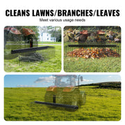 Tow Behind Landscape Rake, 1.8m Tow Dethatcher with 32 Steel Tines, Lawn Dethatcher Rake Attaches to Category V952-ZXSCJDHC72BDGLRVMV0