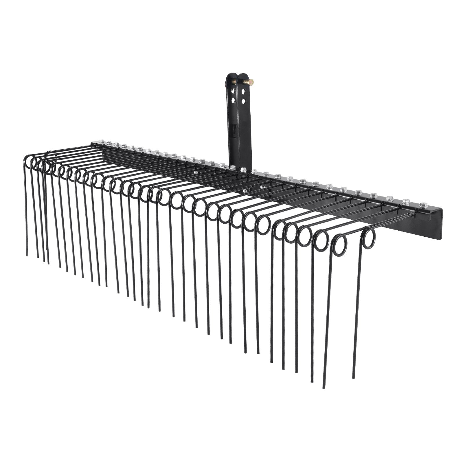 Tow Behind Landscape Rake, 1.8m Tow Dethatcher with 32 Steel Tines, Lawn Dethatcher Rake Attaches to Category V952-ZXSCJDHC72BDGLRVMV0