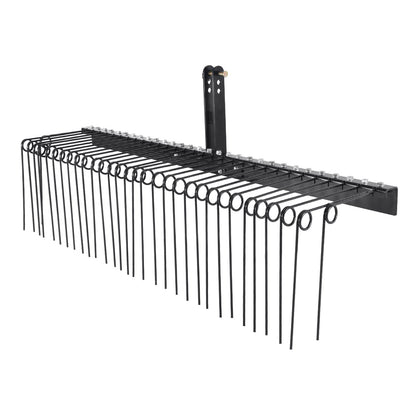 Tow Behind Landscape Rake, 1.8m Tow Dethatcher with 32 Steel Tines, Lawn Dethatcher Rake Attaches to Category V952-ZXSCJDHC72BDGLRVMV0
