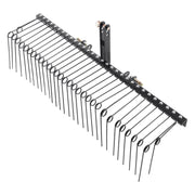 Tow Behind Landscape Rake, 1.8m Tow Dethatcher with 32 Steel Tines, Lawn Dethatcher Rake Attaches to Category V952-ZXSCJDHC72BDGLRVMV0