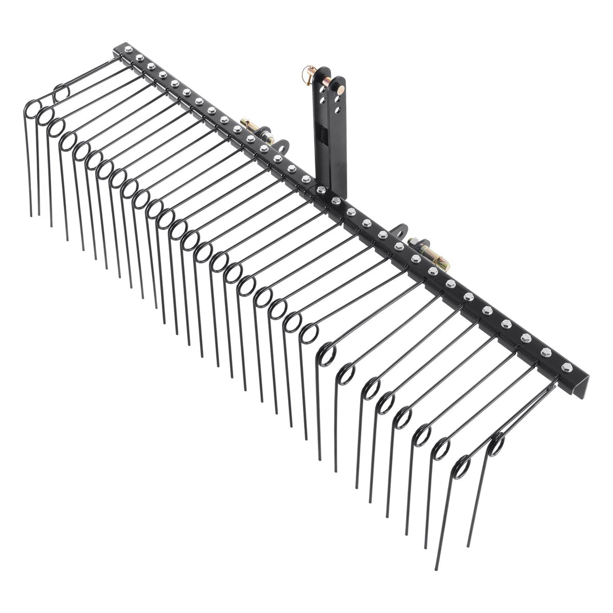 Tow Behind Landscape Rake, 1.8m Tow Dethatcher with 32 Steel Tines, Lawn Dethatcher Rake Attaches to Category V952-ZXSCJDHC72BDGLRVMV0