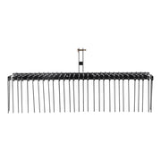 Tow Behind Landscape Rake, 1.8m Tow Dethatcher with 32 Steel Tines, Lawn Dethatcher Rake Attaches to Category V952-ZXSCJDHC72BDGLRVMV0