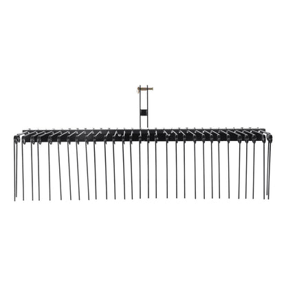 Tow Behind Landscape Rake, 1.8m Tow Dethatcher with 32 Steel Tines, Lawn Dethatcher Rake Attaches to Category V952-ZXSCJDHC72BDGLRVMV0