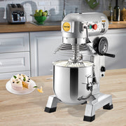 Professional Kitchen Mixer, 10Qt Capacity with Timer, 450W Stainless Steel Bowl Durable Electric Mixer for V952-ZXSPJBJ10QT5ZC2CUV3