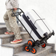Stair Climbing Cart, 100 kg Stair-Climbing Capacity, Heavy-Duty Folding Trolley Cart with Telescoping Handle, V952-ZXTCSPLCLSKH7RCTY001V0
