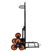Stair Climbing Cart, 100 kg Stair-Climbing Capacity, Heavy-Duty Folding Trolley Cart with Telescoping Handle, V952-ZXTCSPLCLSKH7RCTY001V0